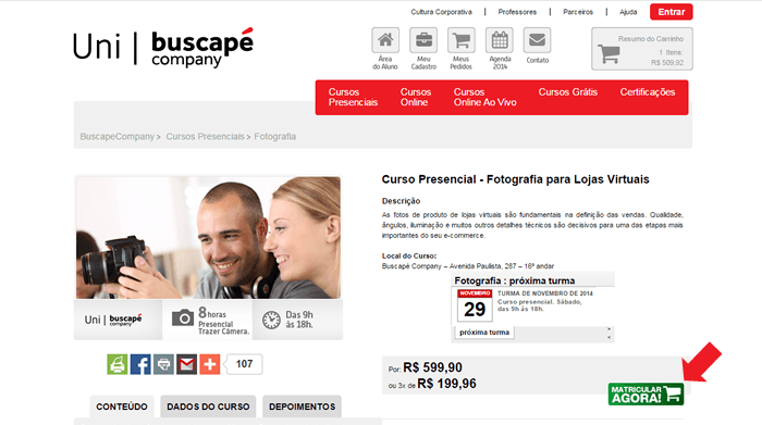 Como utilizar o seu cupom de desconto na Universidade Buscapé Company
